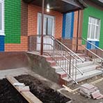 лестничные перила из нержавейки